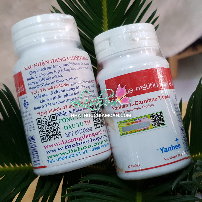 Thuốc giảm cân an toàn Yanhee L- Carnitine 6